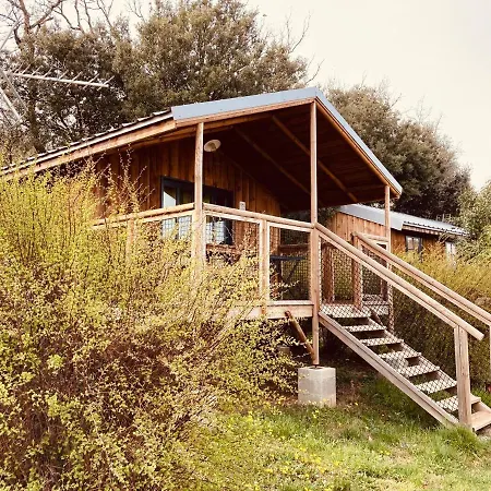 Lodges Du Camping Les 4 Saisons Grane Extérieur photo