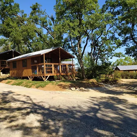 Lodges Du Camping Les 4 Saisons Grane Extérieur photo