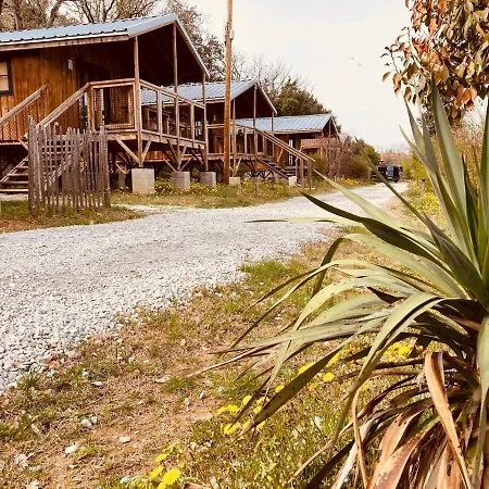 Lodges Du Camping Les 4 Saisons Grane Extérieur photo