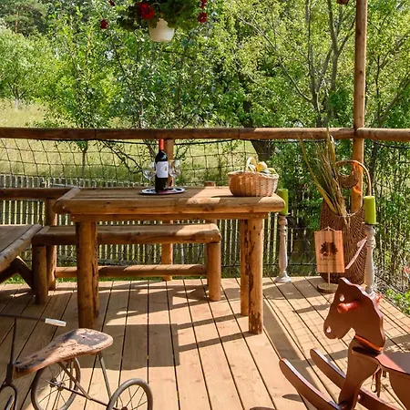 Lodges Du Camping Les 4 Saisons Grane Extérieur photo